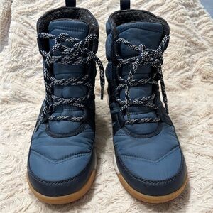 Sorel Women's Whitney Lace Waterproof Winter Boots - Navy